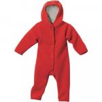 Overall din lana merinos organica tumble/boiled wool Disana Red 74/80