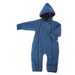 Overall babywearing din lana merinos organica wool fleece Iobio Jeans 50/56