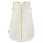 Sac de dormit din bumbac organic exterior muselina Fresk Havre vintage yellow 6-12 luni