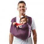 Sistem purtare Baby Ktan Baby Carrier Original Cotton Eggplant marimea L