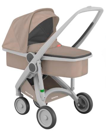 Carucior 2 in 1 100 Ecologic Grey Sand - 1 | YEO