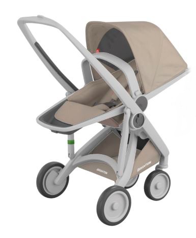 Carucior 2 in 1 100 Ecologic Grey Sand - 2 | YEO