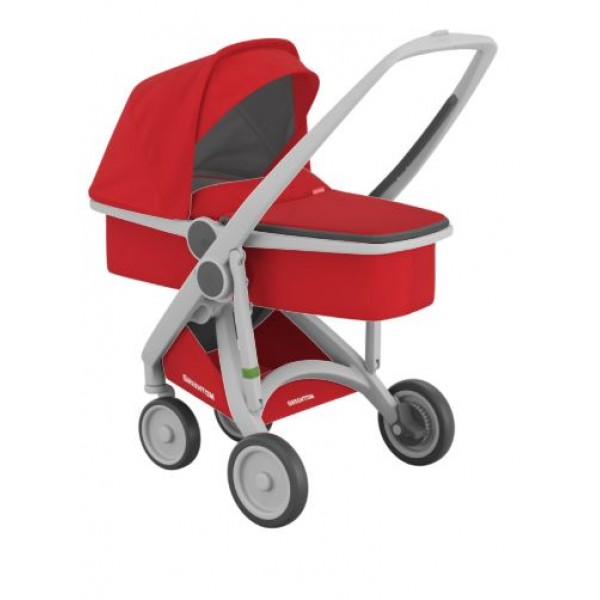 Carucior 2 in 1 100 Ecologic Grey Red - 4 | YEO