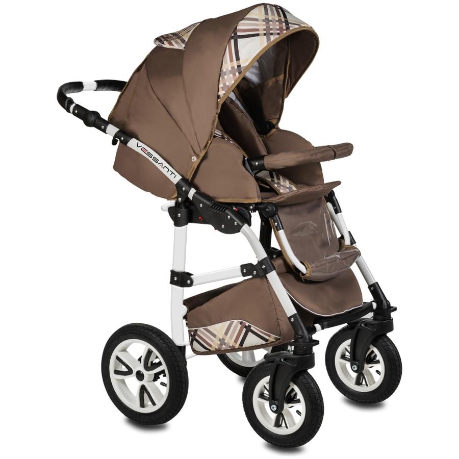 Carucior Flamingo Easy Drive 3 in 1 Vessanti Brown