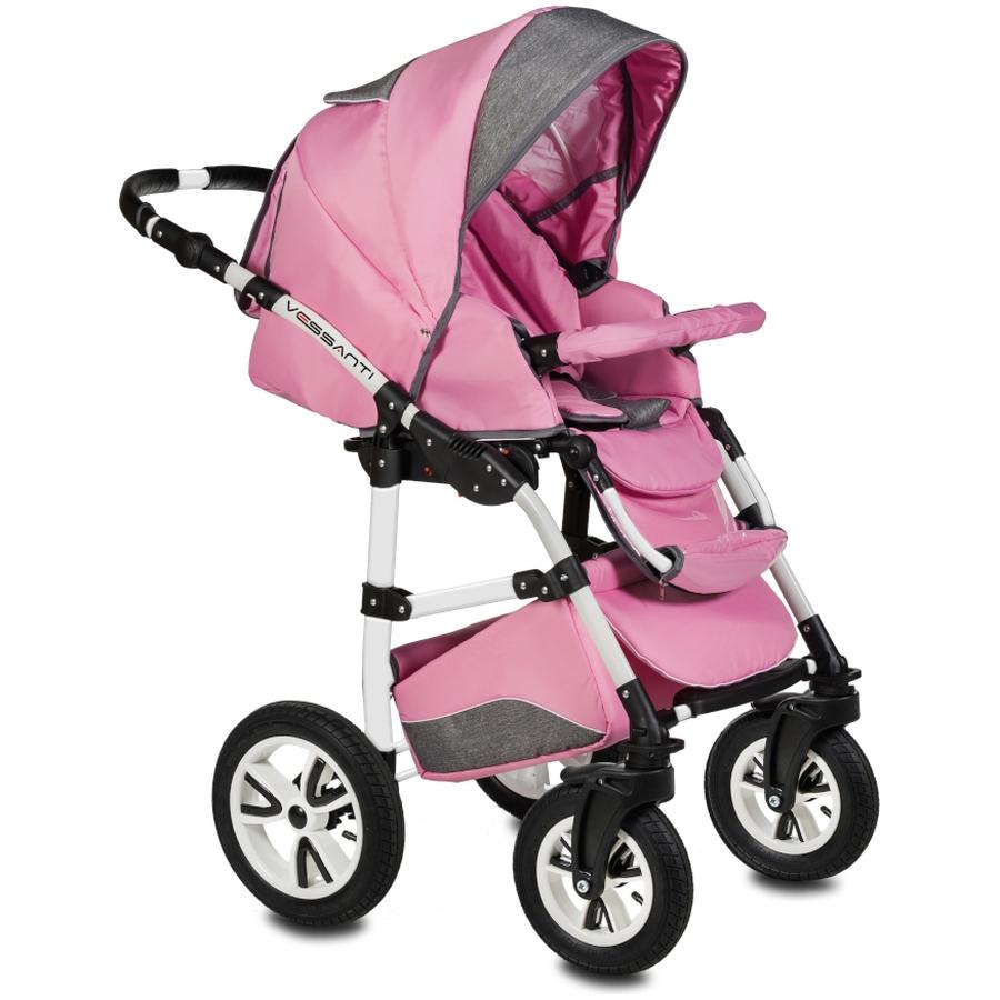 Carucior Flamingo Easy Drive 3 in 1 Vessanti Pink