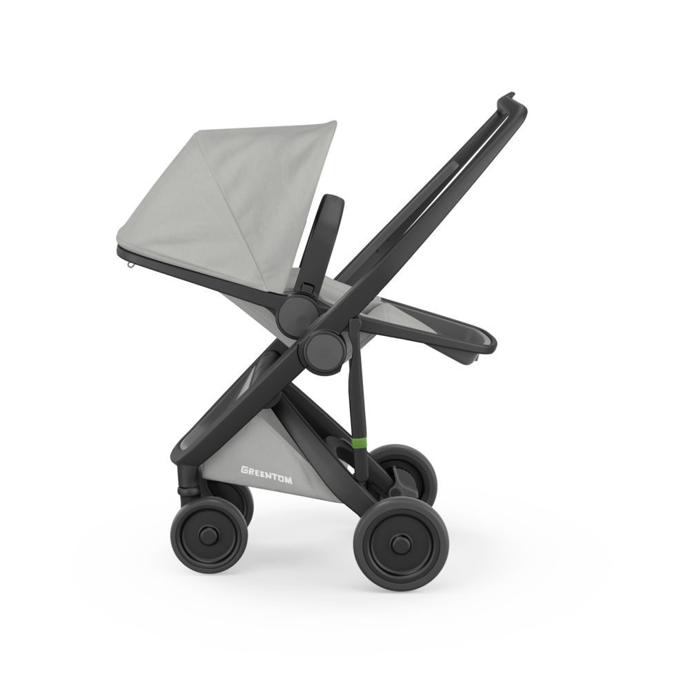 Carucior reversible 100 ecologic black grey