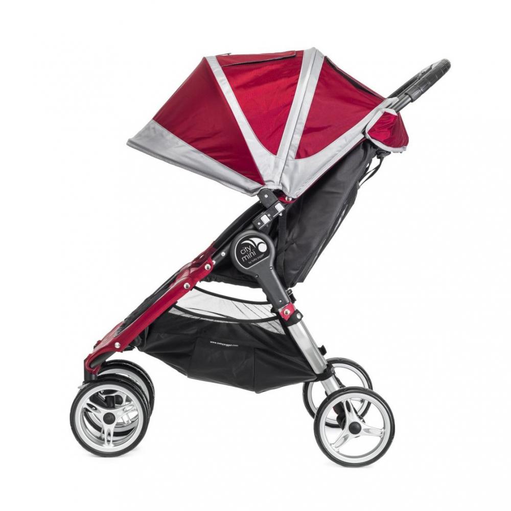 Carucior gemeni city mini 3 double crimson gray