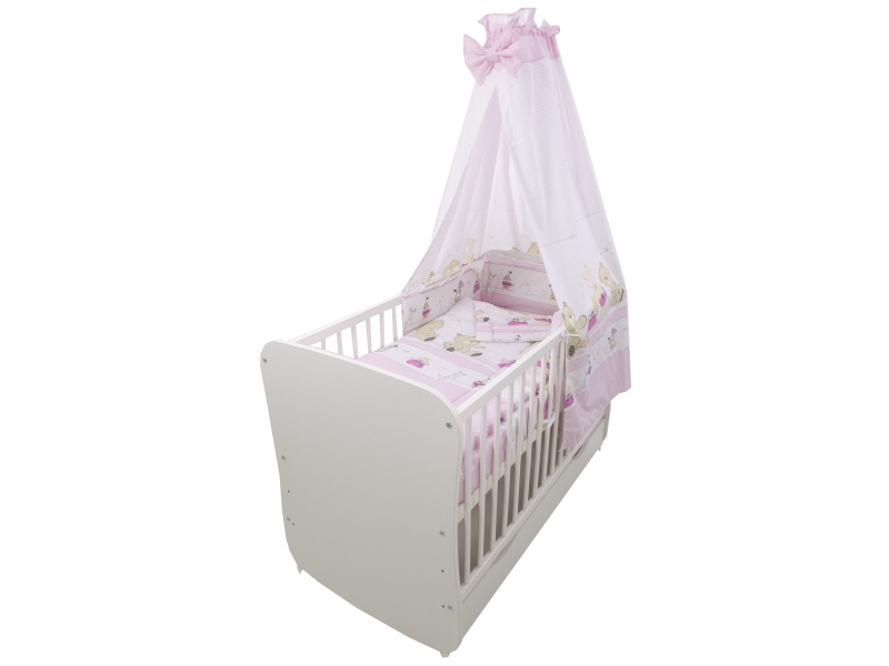 Lenjerie Teddy Play Pink M2 5 piese 140x70 cm