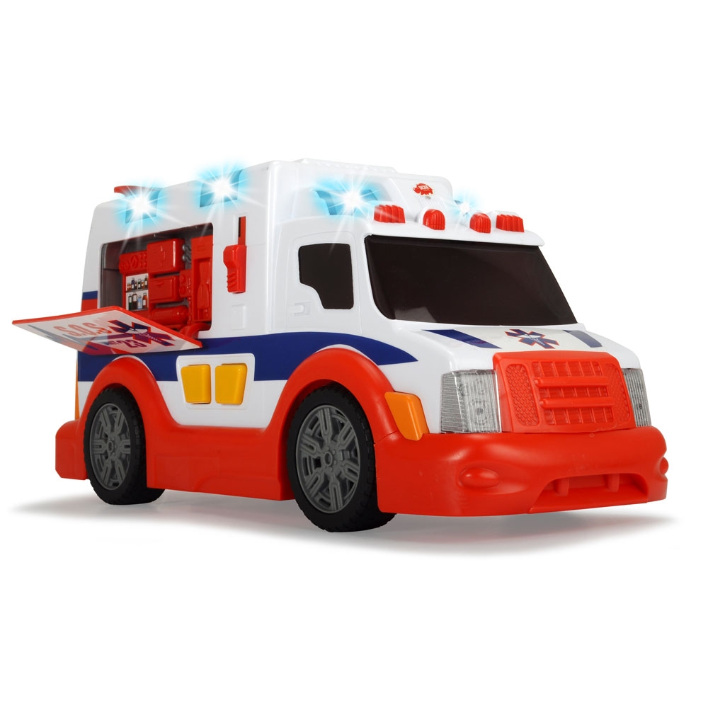 Masina ambulanta Dickie Toys Ambulance cu sunete si lumini