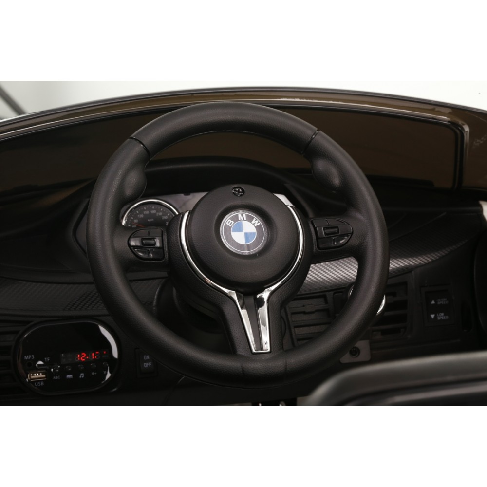 Masinuta electrica cu telecomanda si roti din cauciuc BMW X6M Red - 3