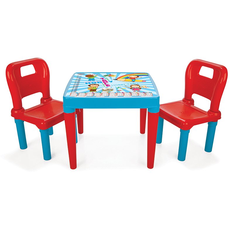 Masuta cu doua scaunele Study Table Blue Blue imagine noua responsabilitatesociala.ro