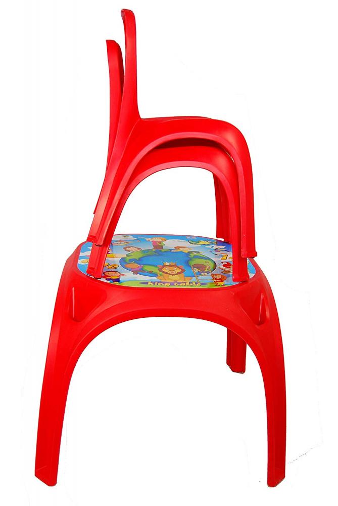 Masuta cu doua scaunele King Study Table Red - 3