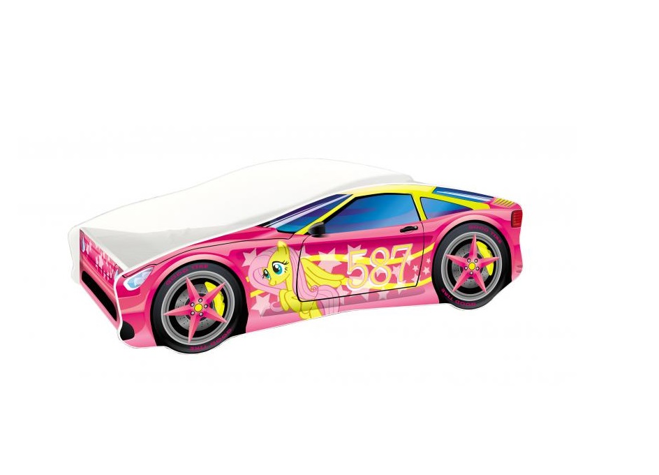 Pat Tineret Race Car 08 Pink 140×70 MyKids imagine noua responsabilitatesociala.ro