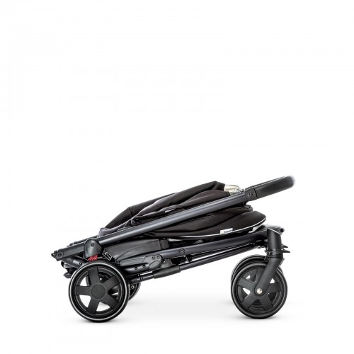 Set carucior 3 in 1 malibu 4 trio black silver