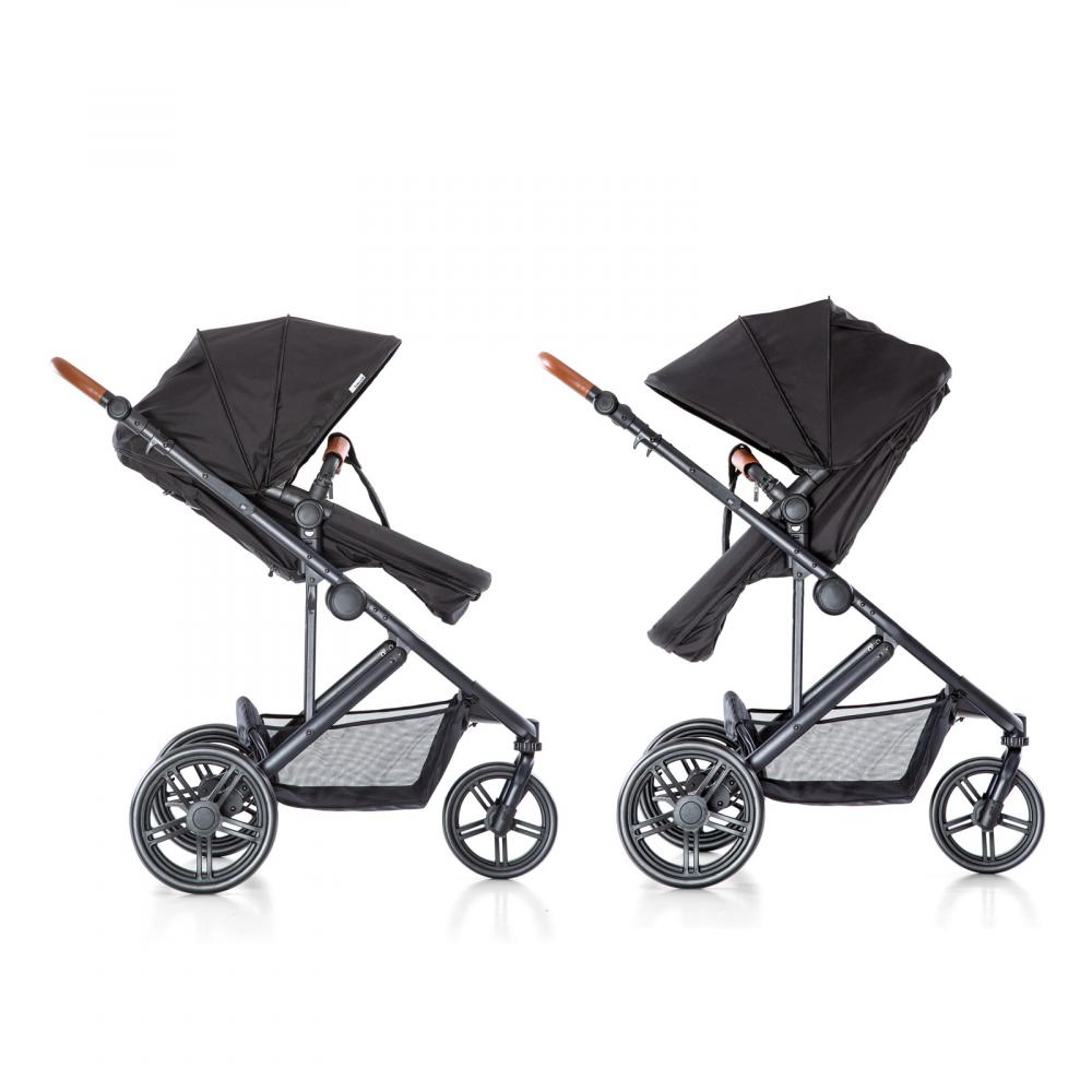 Set Carucior Pacific 3 Shopn Drive Caviar - 7
