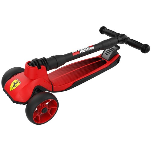Trotineta Chipolino Ferrari black cu maner pliabil