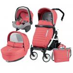 Carucior 3 in 1 Peg Perego Book Plus 51 Black&White Breeze Coral