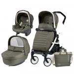 Carucior 3 in 1 Peg Perego Book Plus 51 Black&White Breeze Kaki