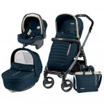Carucior 3 in 1 Peg Perego Book Plus S Black Breeze Blue