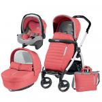 Carucior 3 in 1 Peg Perego Book Plus S Black&White Breeze Coral