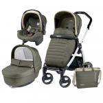 Carucior 3 in 1 Peg Perego Book Plus S Black&White Breeze Kaki
