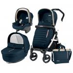Carucior 3 in 1 Peg Perego Book Plus 51 S Black&White Breeze Blue