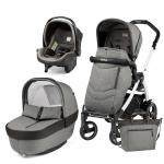 Carucior 3 in 1 Peg Perego Book Plus 51 S Black&White Team Atmosphere