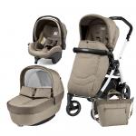 Carucior 3 in 1 Peg Perego Book Plus 51 S Black&White Team Cream