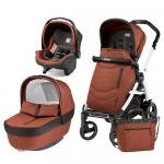 Carucior 3 in 1 Peg Perego Book Plus 51 S Black&White Team Terracota