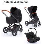 Carucior Catania 4 All in One 3 in 1 woven black Circle by ABC Design 2019