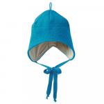 Caciulita din lana merino tumble/boiled Disana Blue 1