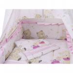 Lenjerie Teddy Play Pink 5+1 piese M1 120x60 cm