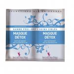 Masca faciala detoxifianta si oxigenanta peel-off cu ceai verde si ceai alb Secrets des Fees 2x8g