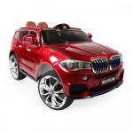Masinuta electrica cu roti din cauciuc si scaun de piele M5X Red