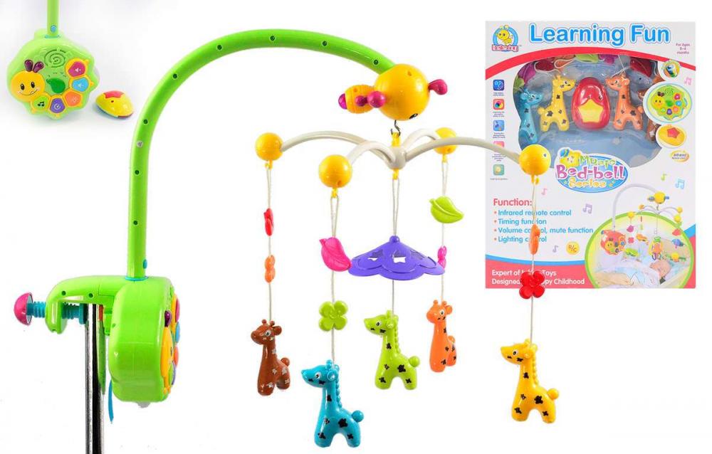 Carusel muzical cu telecomanda giraffe