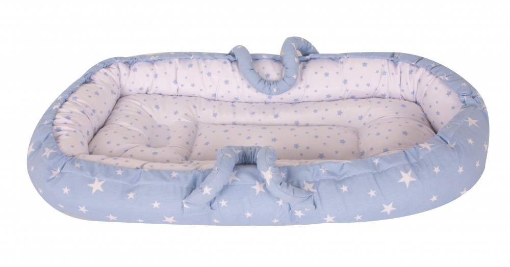 Co-sleeper Nest Blue Stars Sevibaby