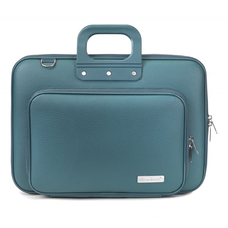 Geanta lux business laptop 15.6 in Classic Plus turcoaz