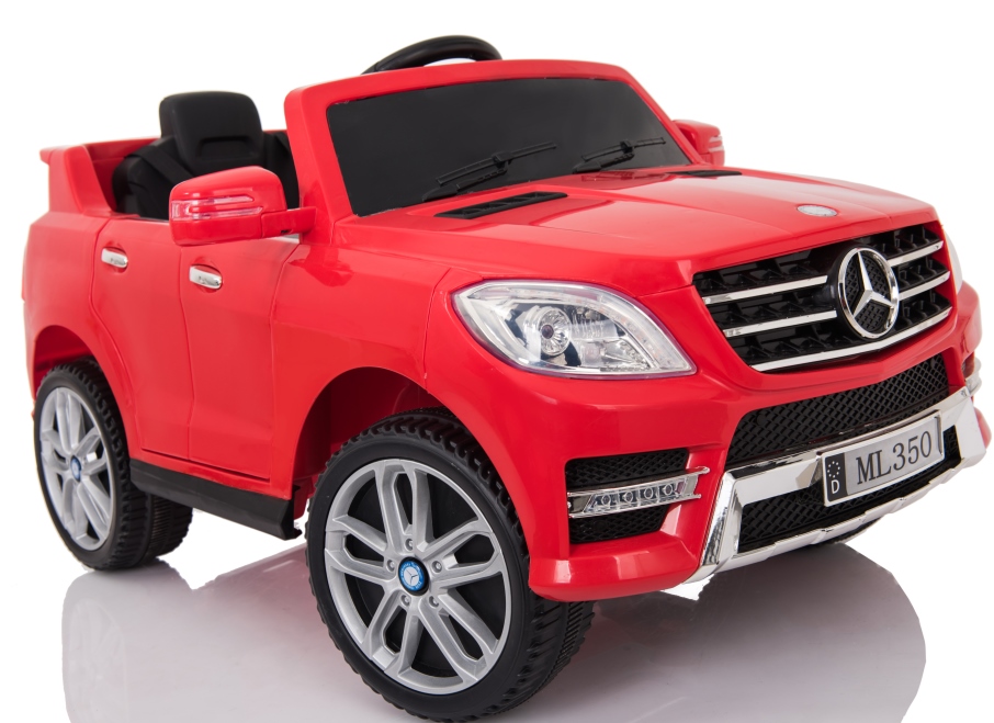Masinuta electrica cu scaun de piele Mercedes Benz ML350 Red MERCEDES-BENZ imagine noua