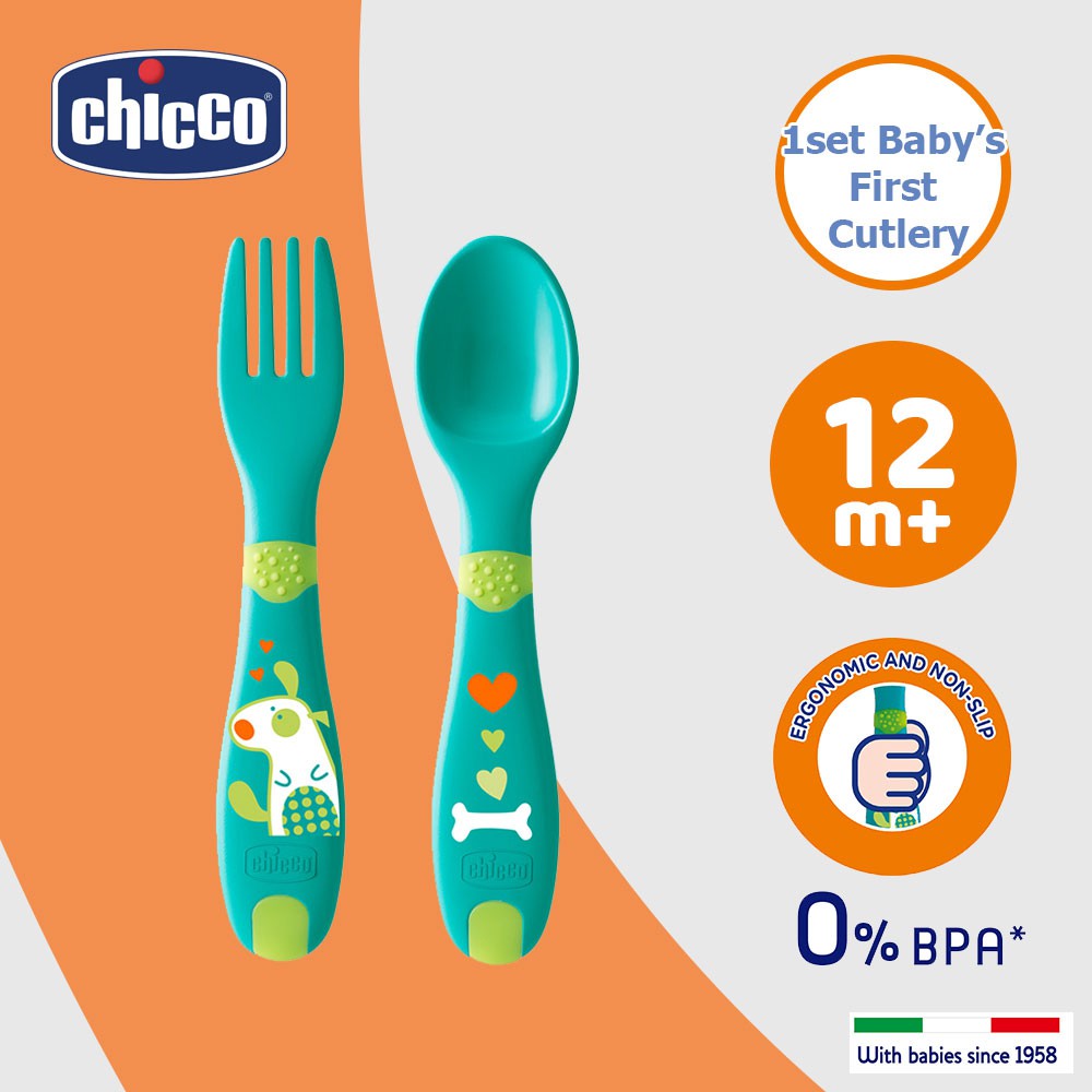 Primul meu set de tacamuri chicco 12luni+