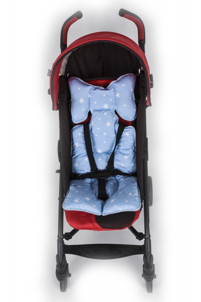 Protectie textila pentru caruciorscaun blue stars