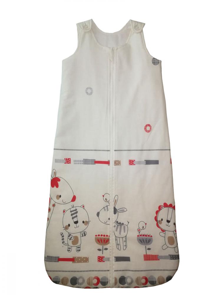 Sac de dormit 0.8 tog carnavalul animalutelor 110 cm