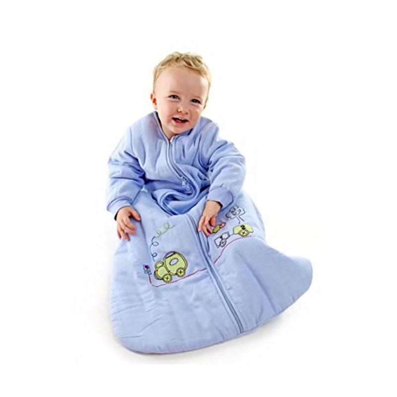 Sac de dormit cu maneca lunga choo choo 6-18 luni 3.5 tog