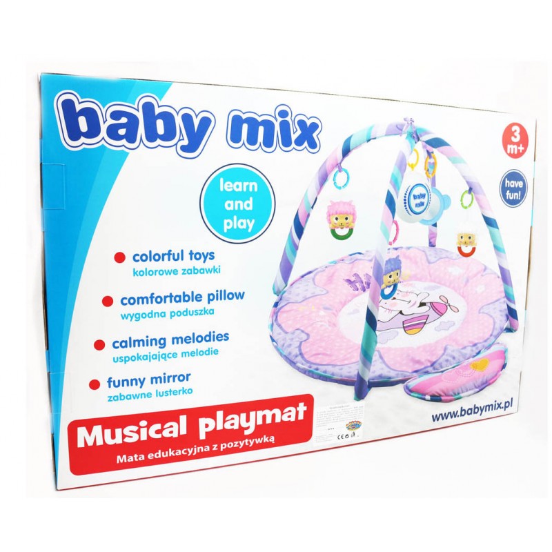 Saltea de joaca muzicala pink kitty