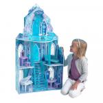 Casuta din lemn pentru papusi Castelul Frozen Kidkraft