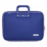 Geanta lux business laptop 15.6 in Clasic nylon Bombata Albastru cobalt