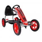 Kart cu pedale si roti gonflabile Full Ahead Racer Red