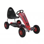 Kart cu pedale si roti gonflabile Full Ahead Speed Red