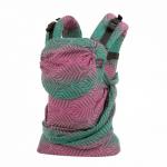Marsupiu Emeibaby Organic Baby Limited Edition Leaves Rainbow