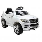 Masinuta electrica Mercedes Benz ML 350 cu scaun de piele White