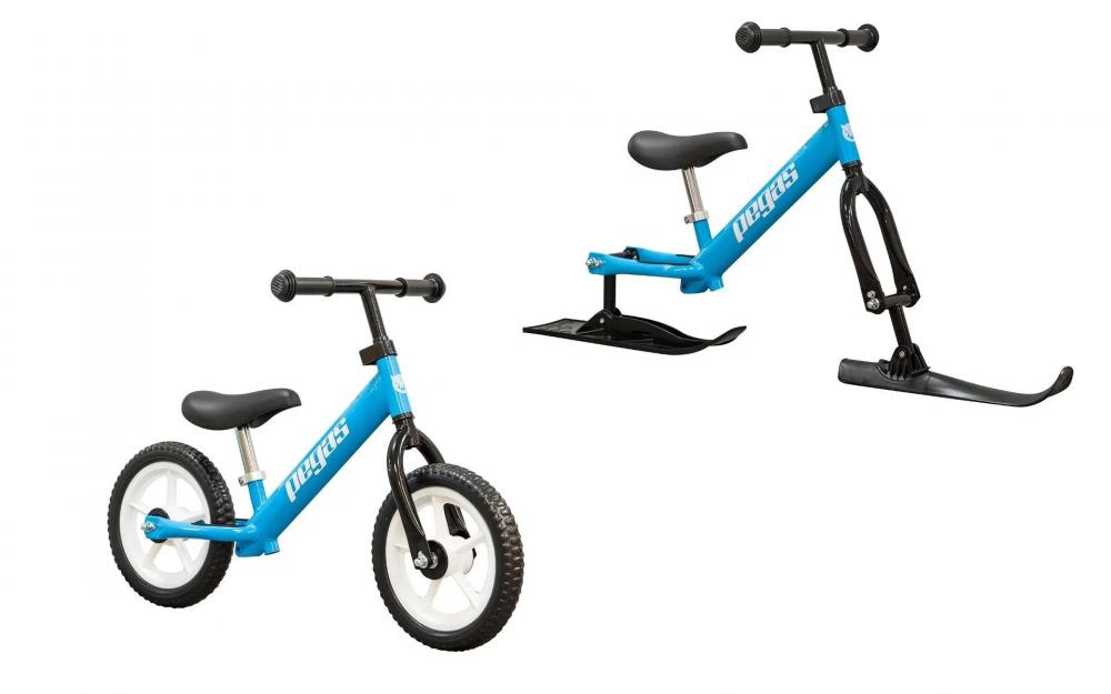 Bicicleta fara pedale 2 in 1 micro bleu